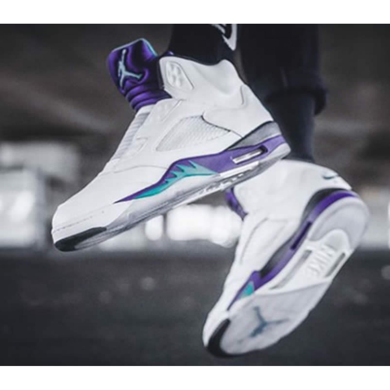 Air Jordan 5 Retro NRG Fresh Prince White Grape AV3919-135