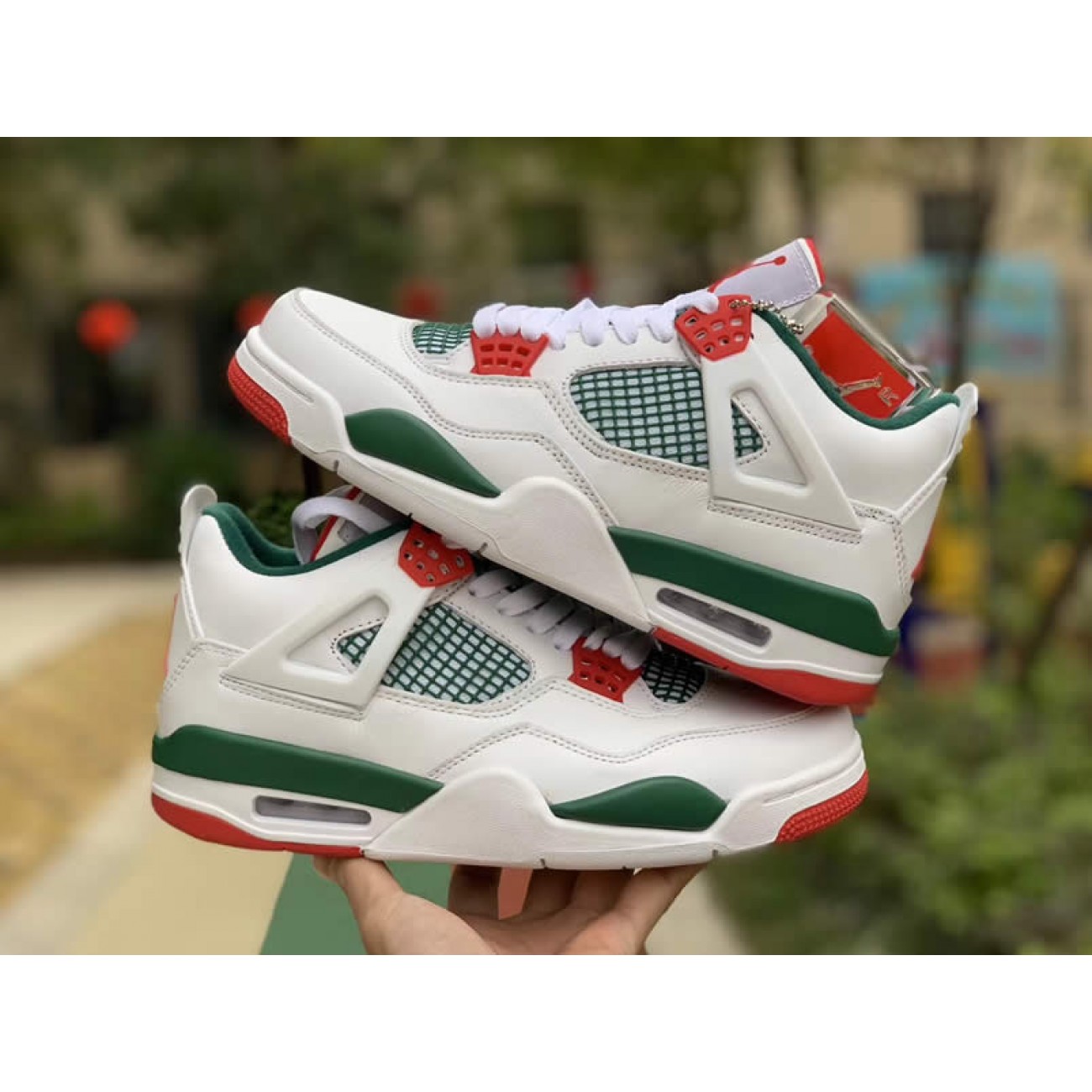 Air Jordan 4 Retro NRG Do the Right Thing 2019 Gorge Green AQ3816-063