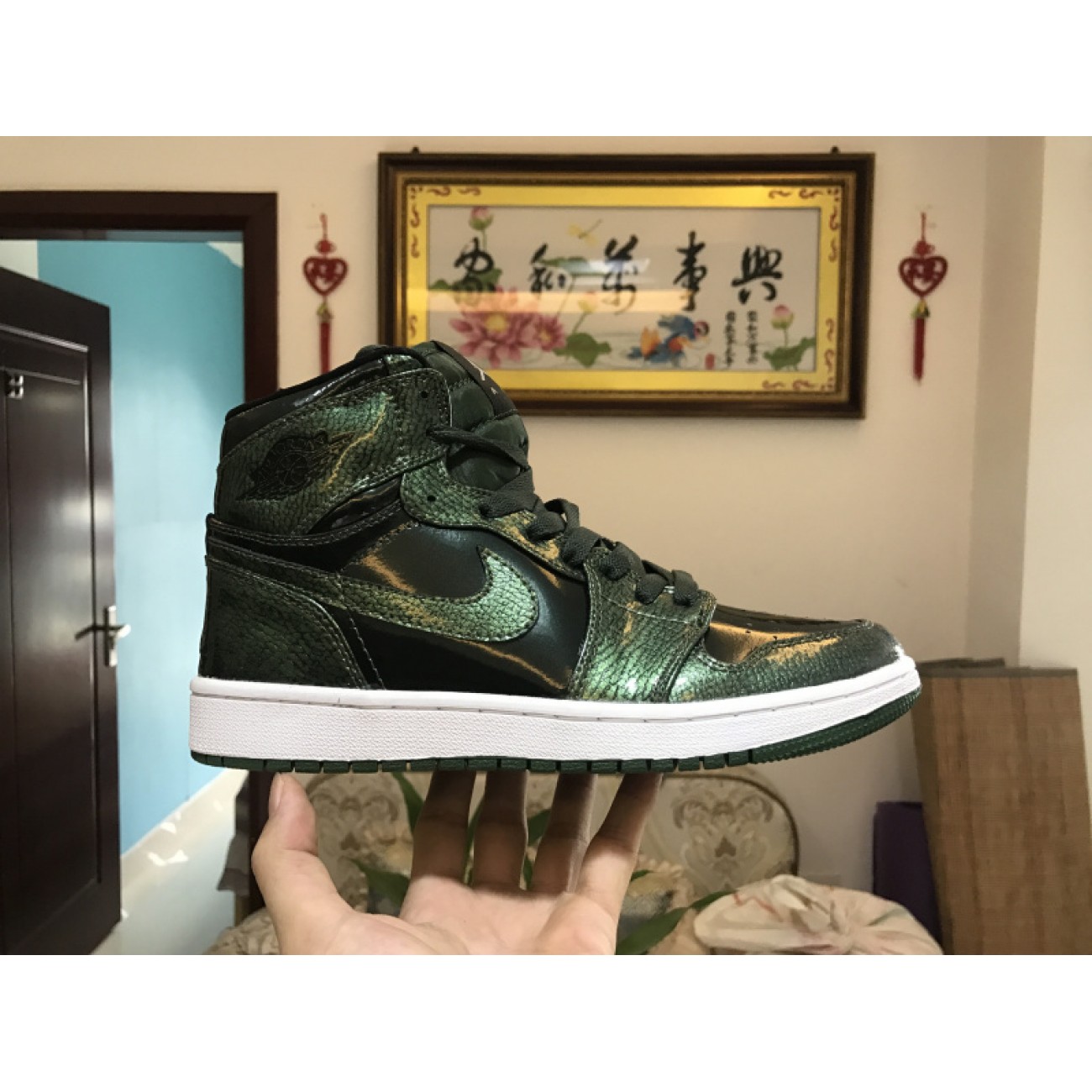 Air Jordan 1 High Grove Green 332550-300