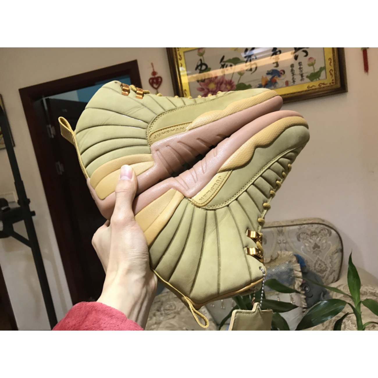 PSNY x Air Jordan 12 Wheat AA1233-700