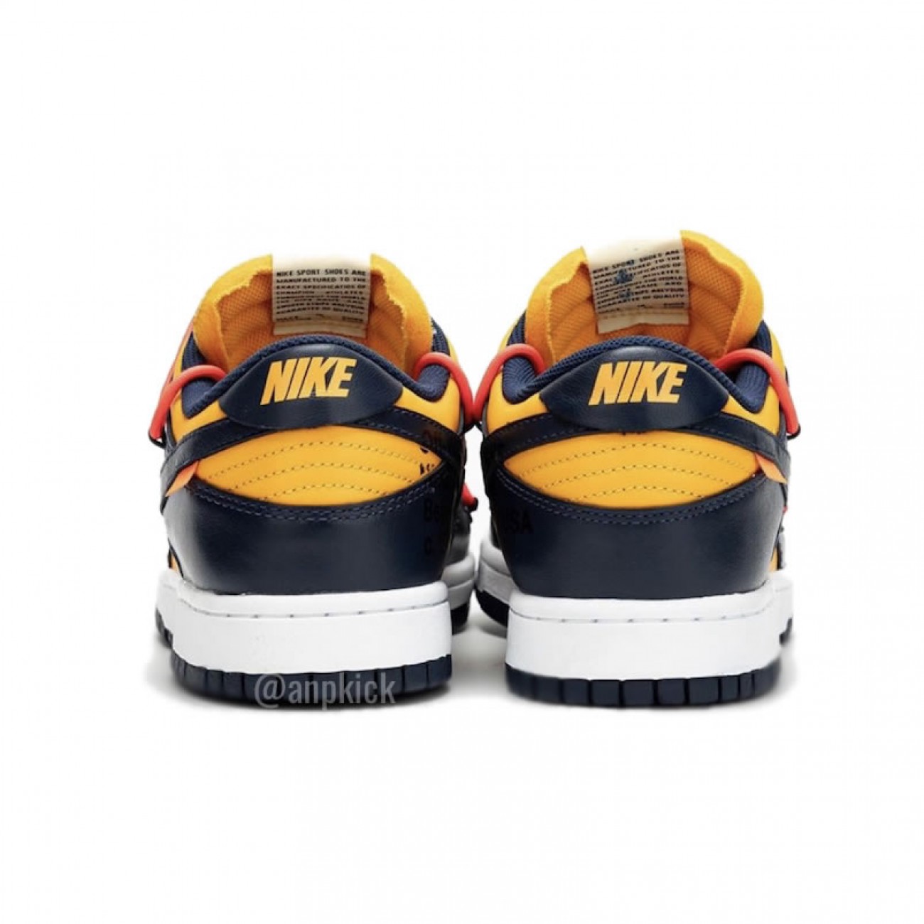 Off-White x Nike Dunk Low University Gold Release Date CT0856-700