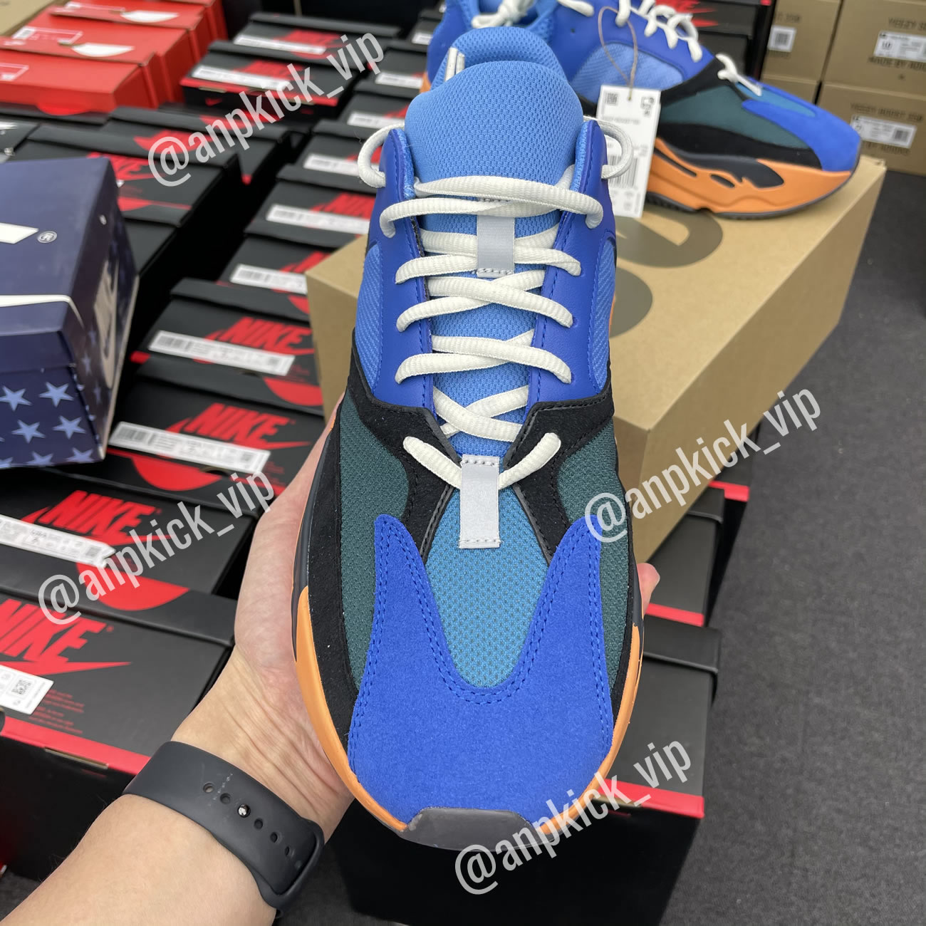 adidas Yeezy Boost 700 Bright Blue Orange GZ0541