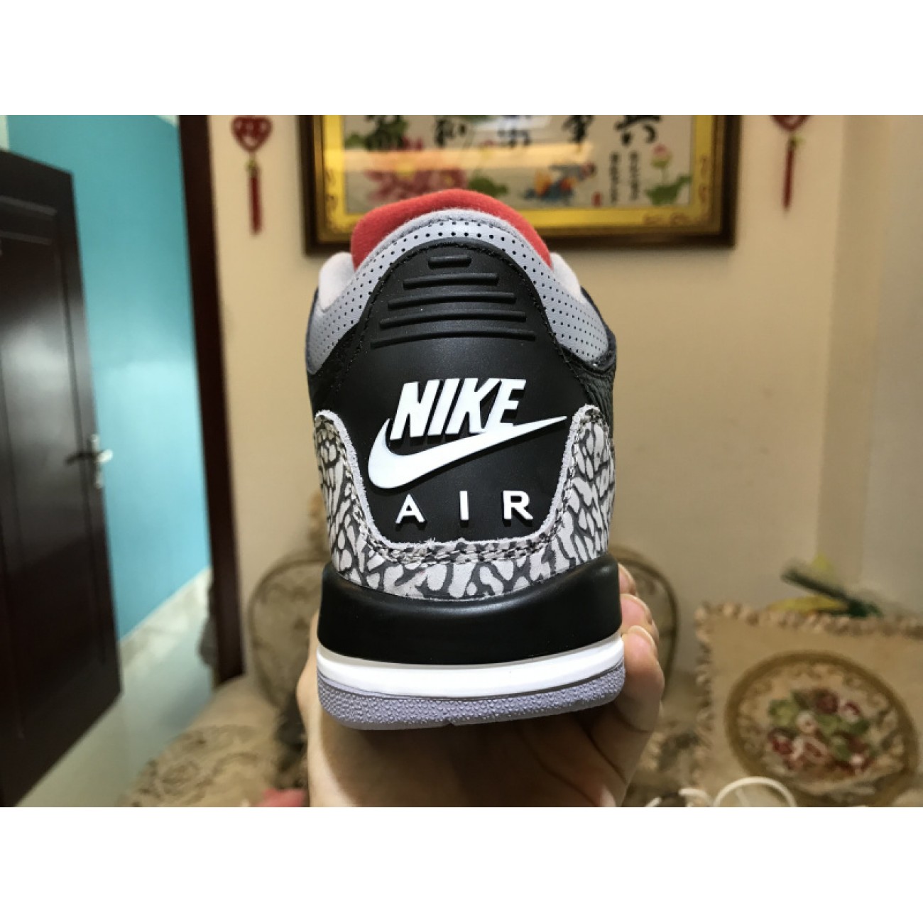 Air Jordan 3 GS Black Cement 854261-001