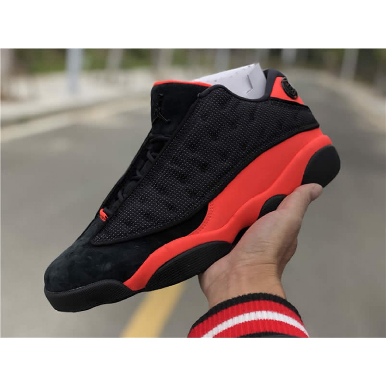 Clot x Air Jordan 13 Low INFRA-BRED GS Mens Shoes AT3102-006