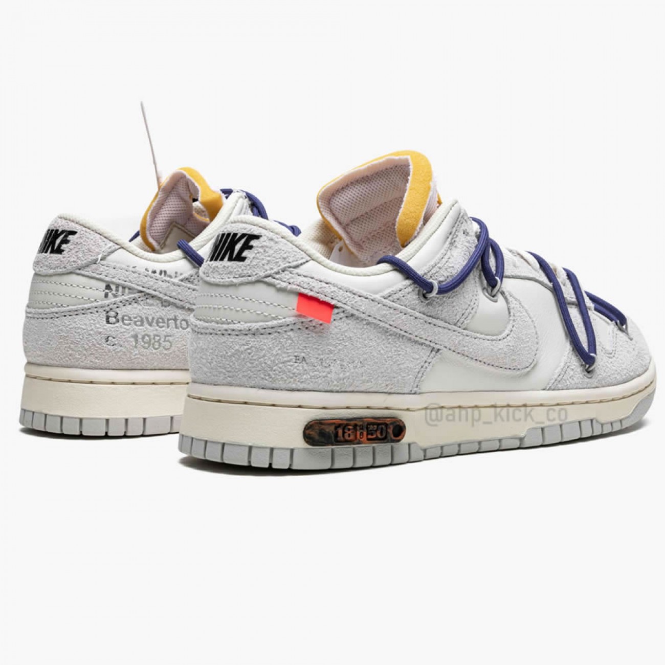 Nike SB Dunk Low Off-White Lot 18 OF 50 DJ0950-112