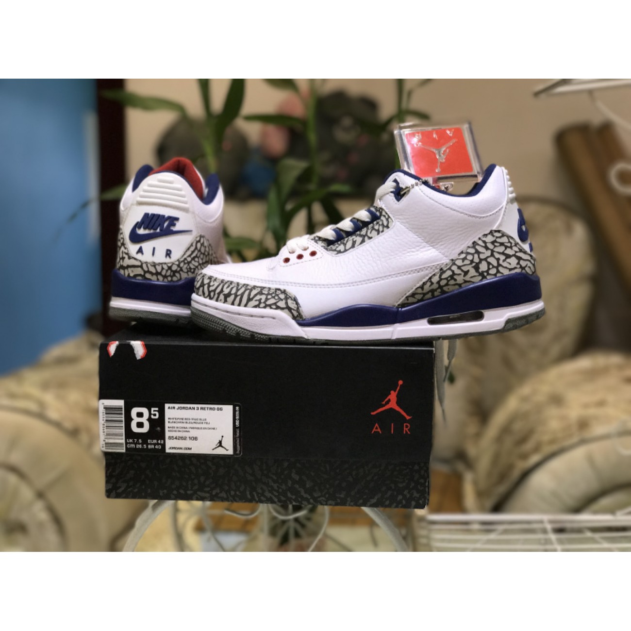 Air Jordan 3 OG True Blue 854262-106