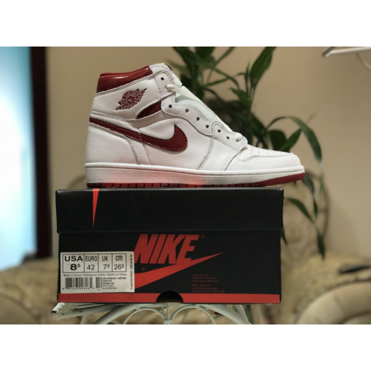 Air Jordan 1 OG High Metallic Red 555088-103