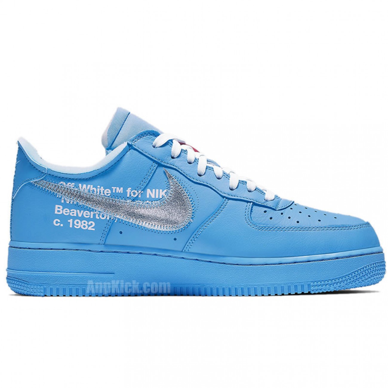 Off-White x Nike Air Force 1 Low MCA University Blue For Sale CI1173-400
