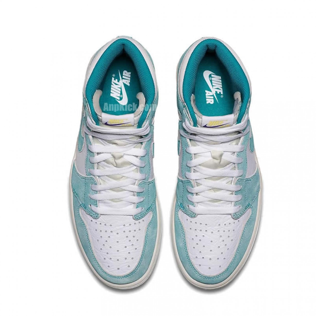 Air Jordan 1 Retro High OG Turbo Green White Grey 555088-311