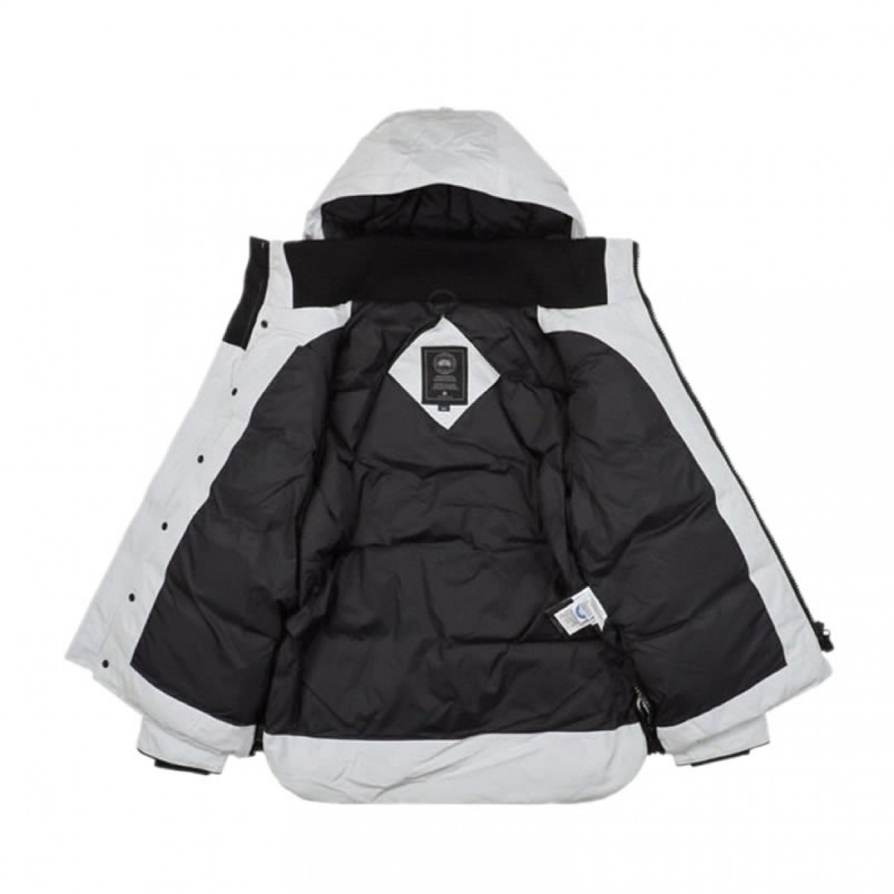 Canada Goose 'Maitland 4550MB 815 Down Jacket Coat Silver White