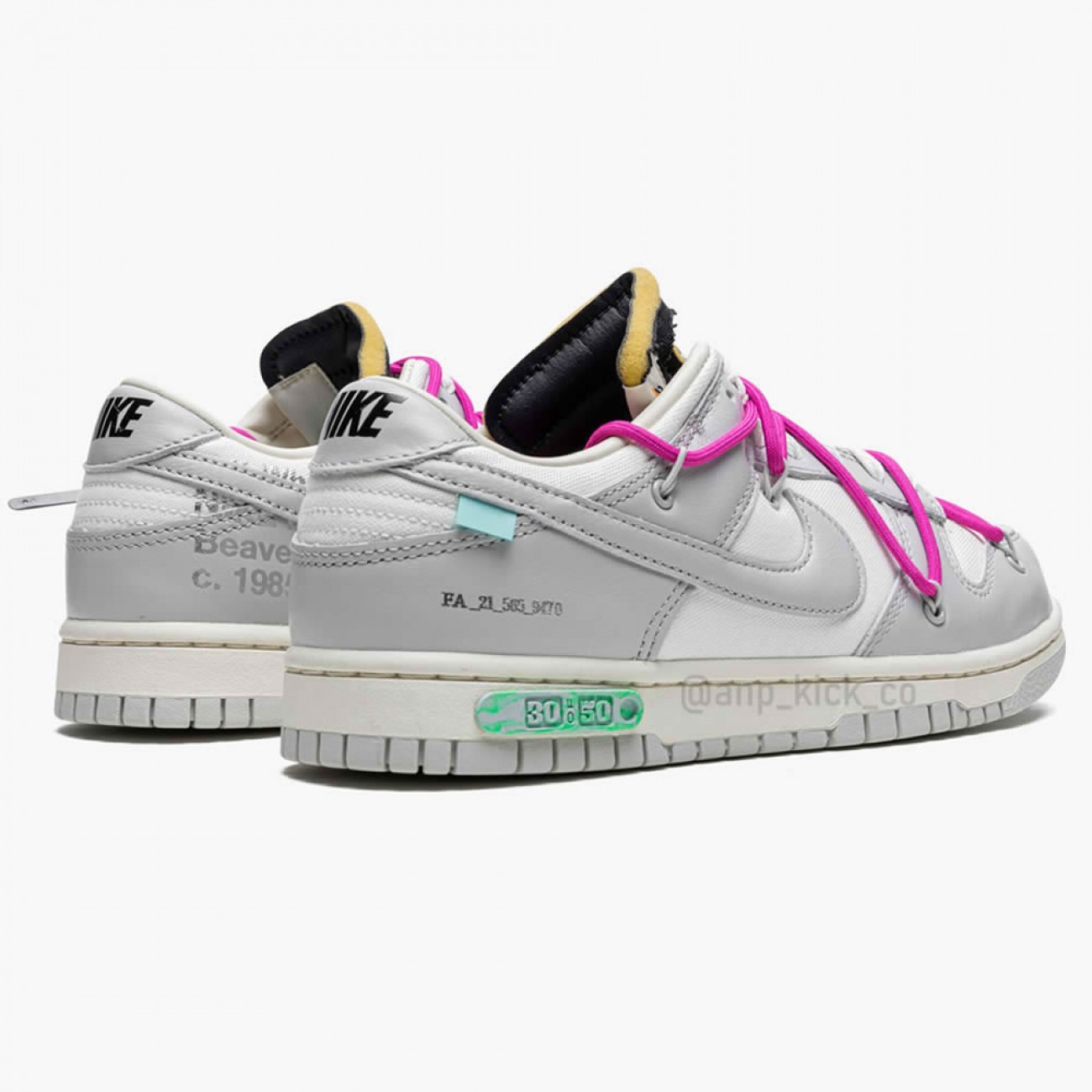 Nike SB Dunk Low Off-White Lot 30 OF 50 DM1602-122