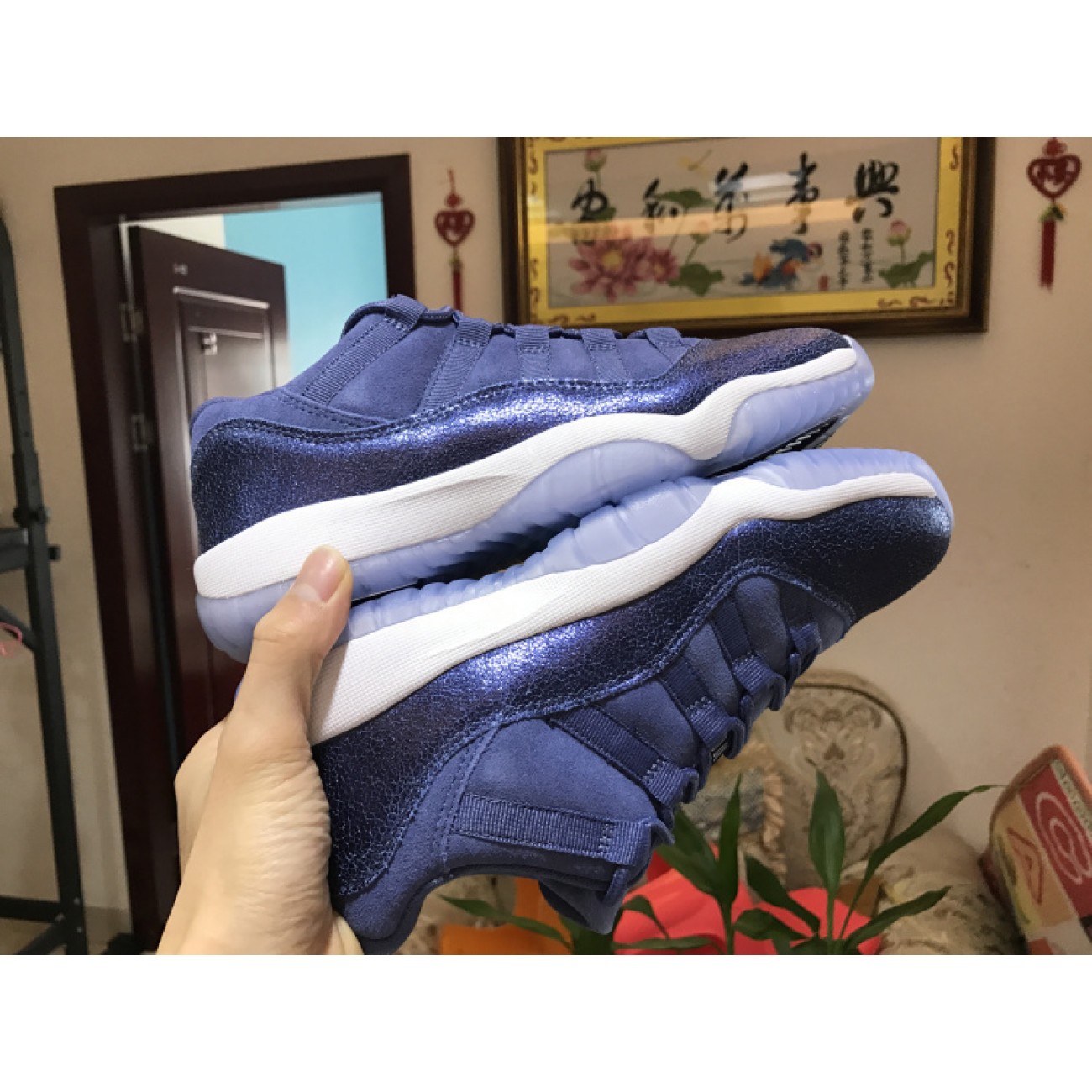 Air Jordan 11 Low GS Blue Moon 580521-408