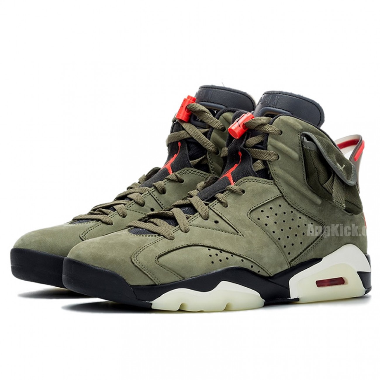 Travis Scott x Air Jordan 6 Olive Cactus Jack For Sale CN1084-200