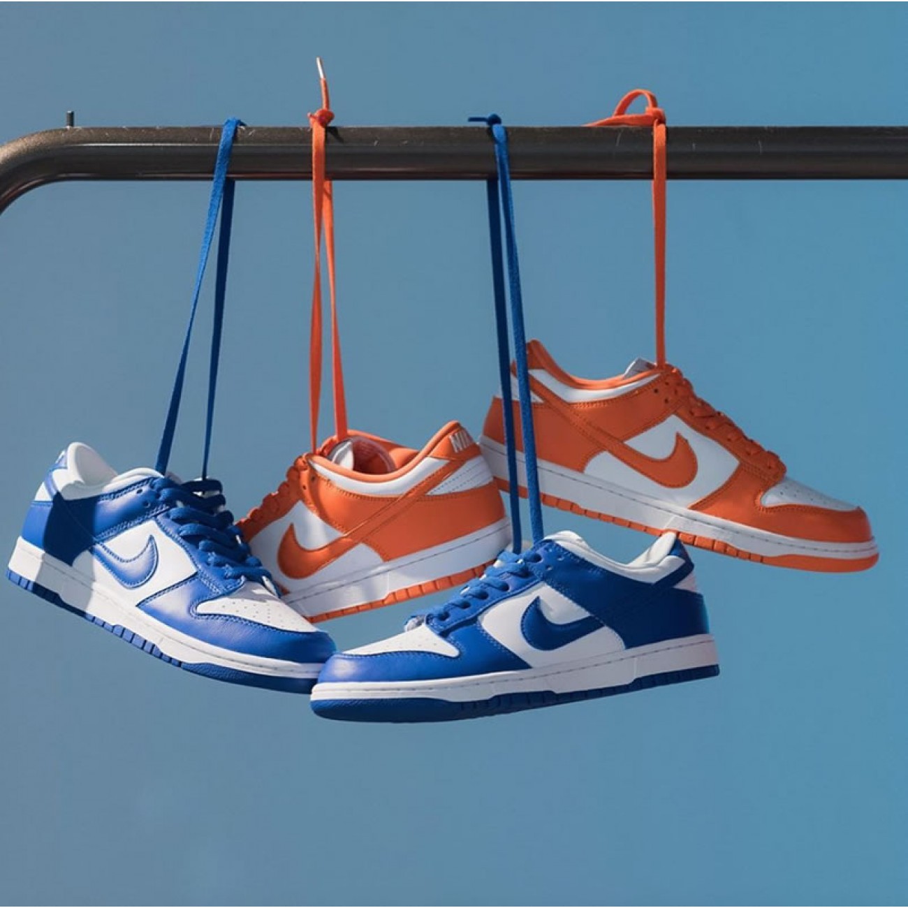 Nike SB Dunk Low SP Syracuse / Orange Blaze CU1726-101 Kentucky / Varsity Royal Blue CU1726-100