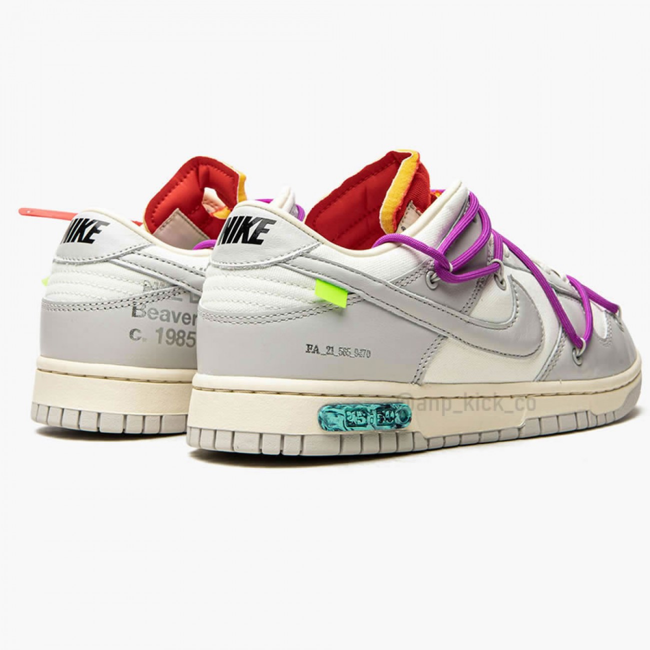 Nike SB Dunk Low Off-White Lot 45 OF 50 DM1602-101
