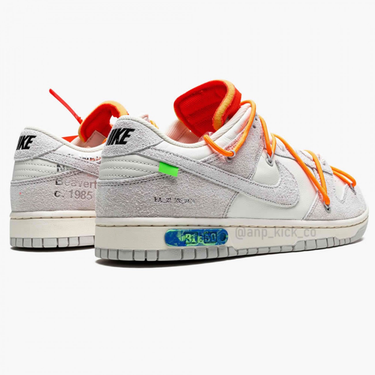 Nike SB Dunk Low Off-White Lot 31 OF 50 DJ0950-116