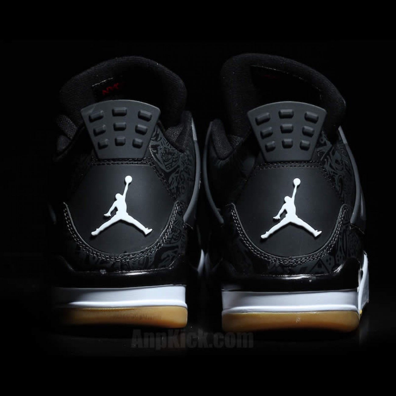 Air Jordan Retro 4 SE Laser 30th Anniversary Black Gum Aj4 Shoes CI1184-001