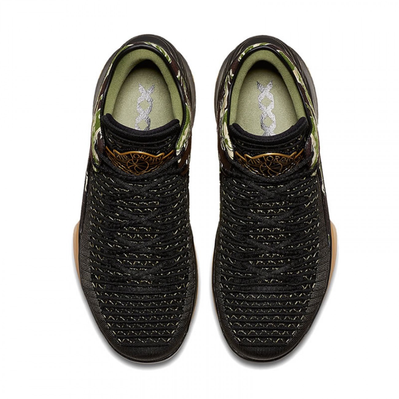 Air Jordan 32 Low Tiger Camo Black AH3347-021