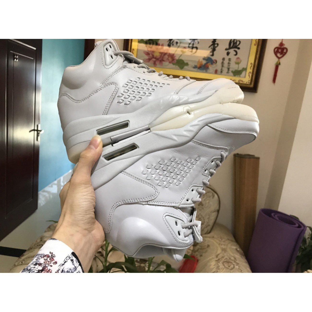 Air Jordan 5 Premium Pure Platinum 881432-003