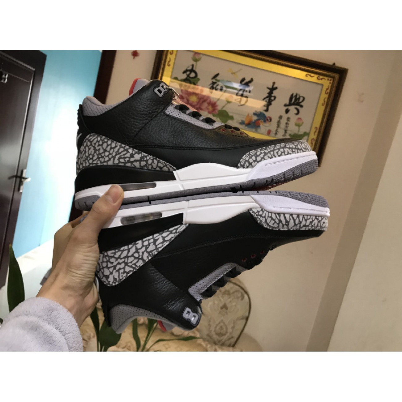 Air Jordan 3 Black Cement 854262-001