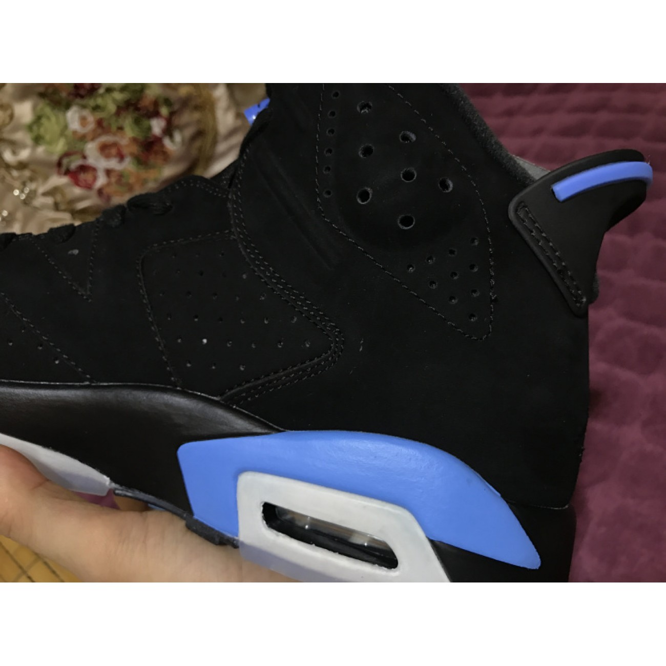 Air Jordan 6 University Blue 384664-006
