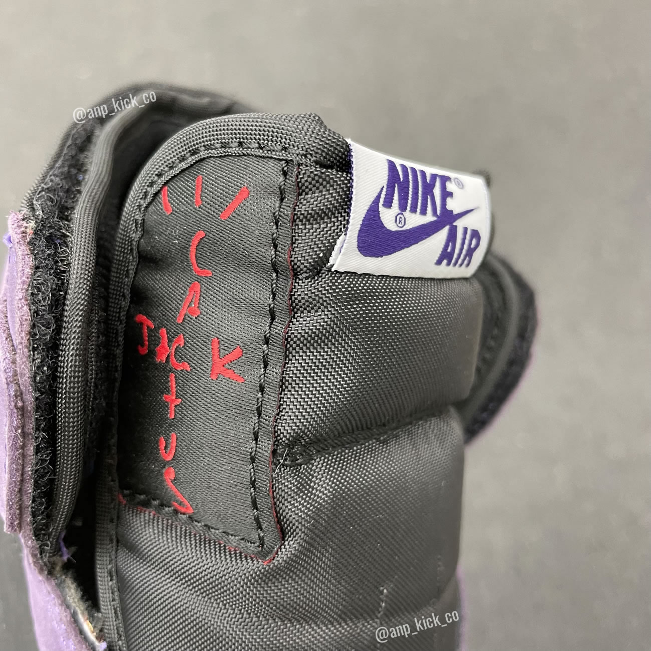 Travis Scott x Air Jordan 1 High OG SP Purple/Black Custom Making
