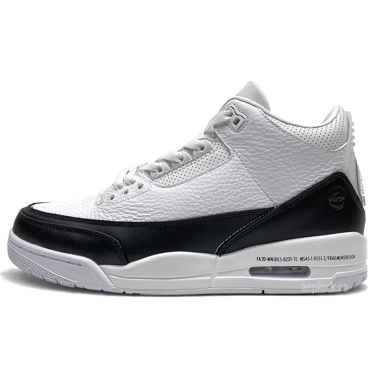Fragment x Air Jordan 3 Retro SP White/Black Release Date DA3595-100
