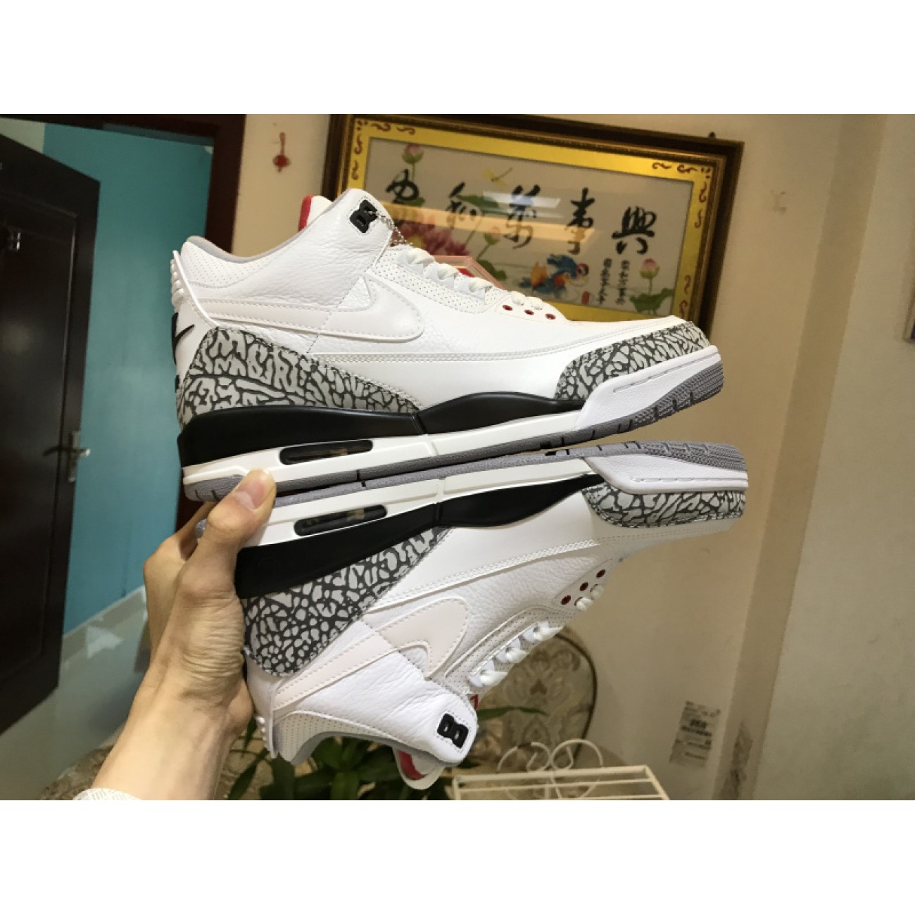 Air Jordan 3 JTH Tinker White Cement AV6683-160