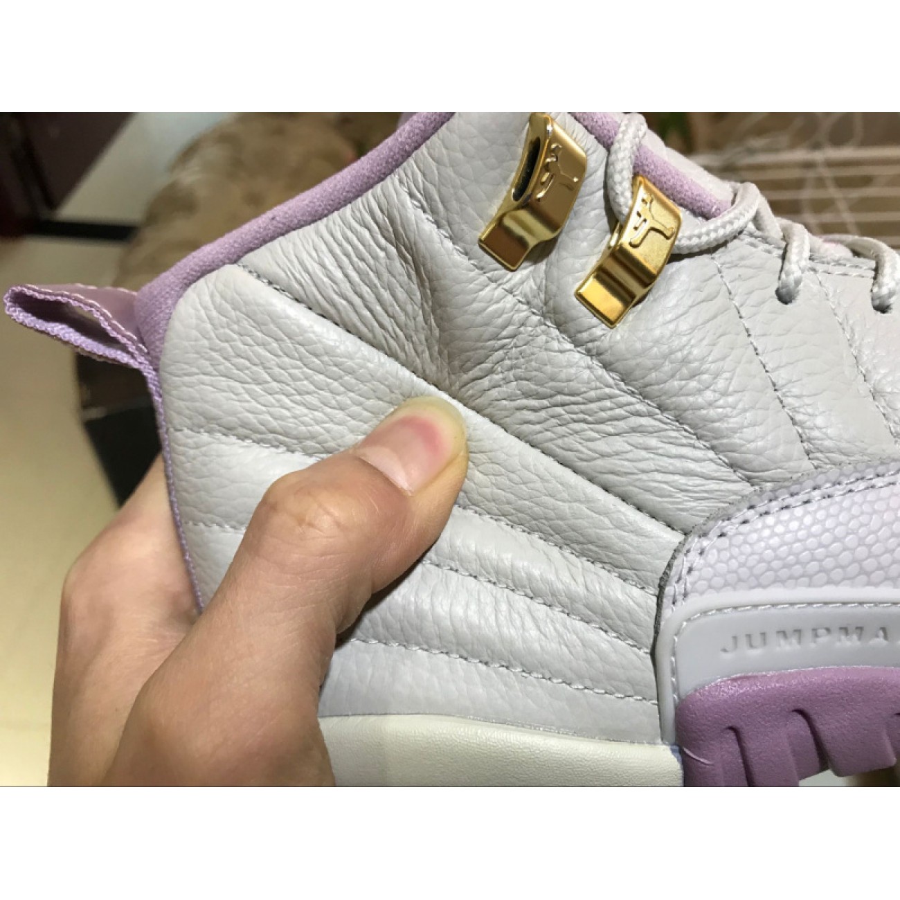 Air Jordan 12 GS Plum Fog 845028-025