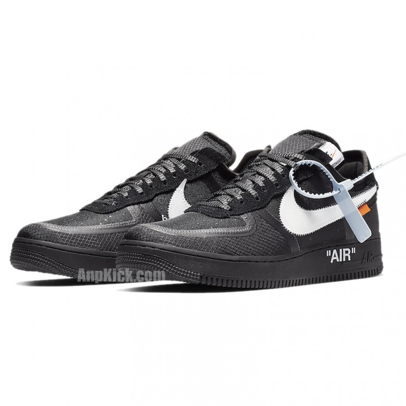 Off-White x Nike Air Force 1 Low Black/White Shoes AO4606-001
