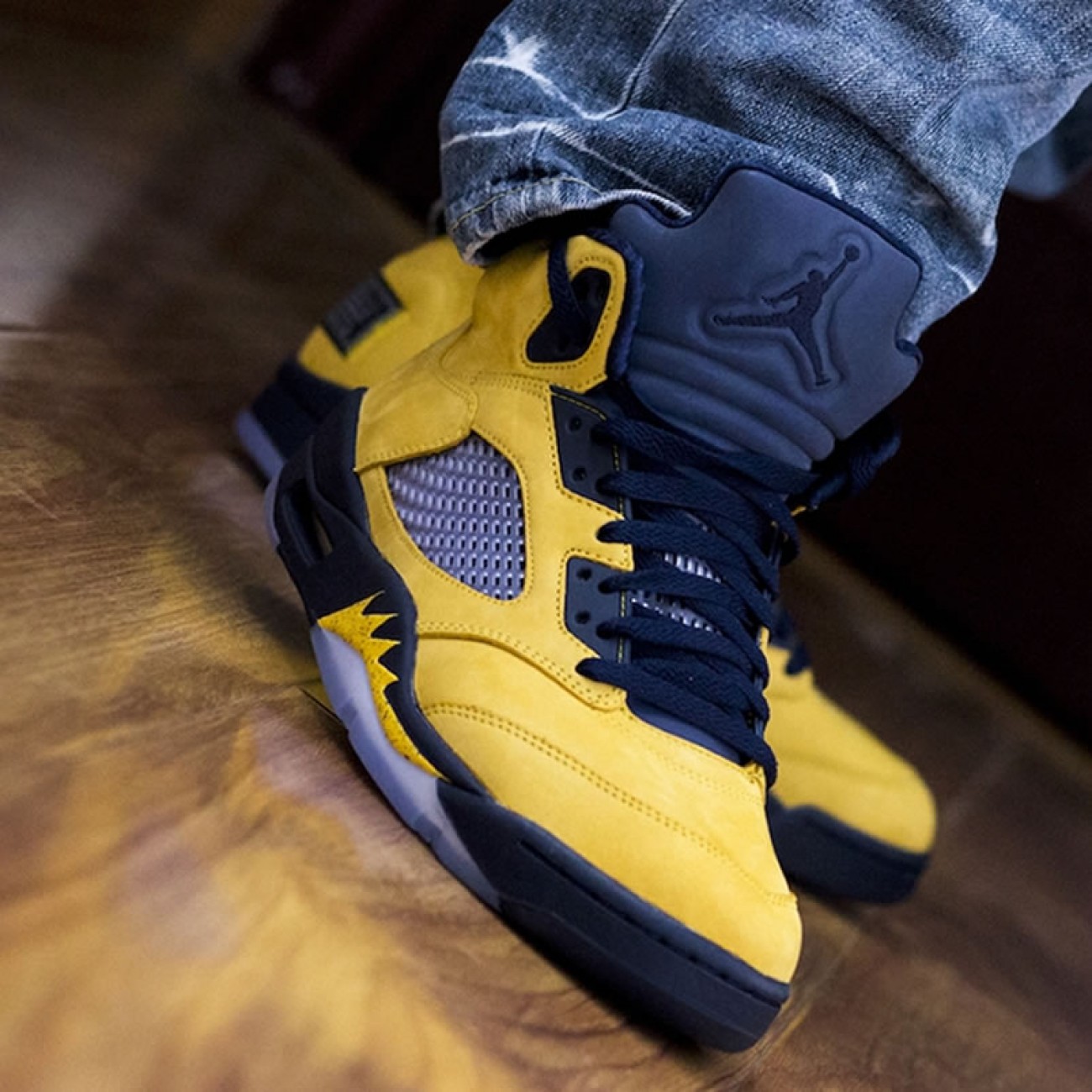Air Jordan 5 SP Yellow Michigan 2019 Inspire CQ9541-704