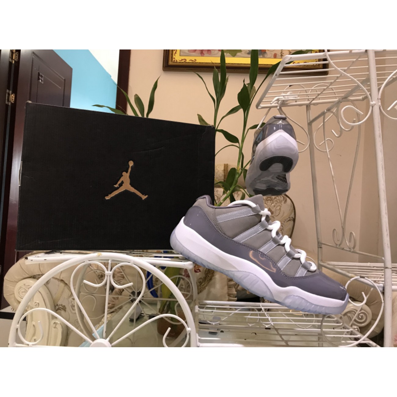 Air Jordan 11 Retro Low Cool Grey AJ11 528895-003