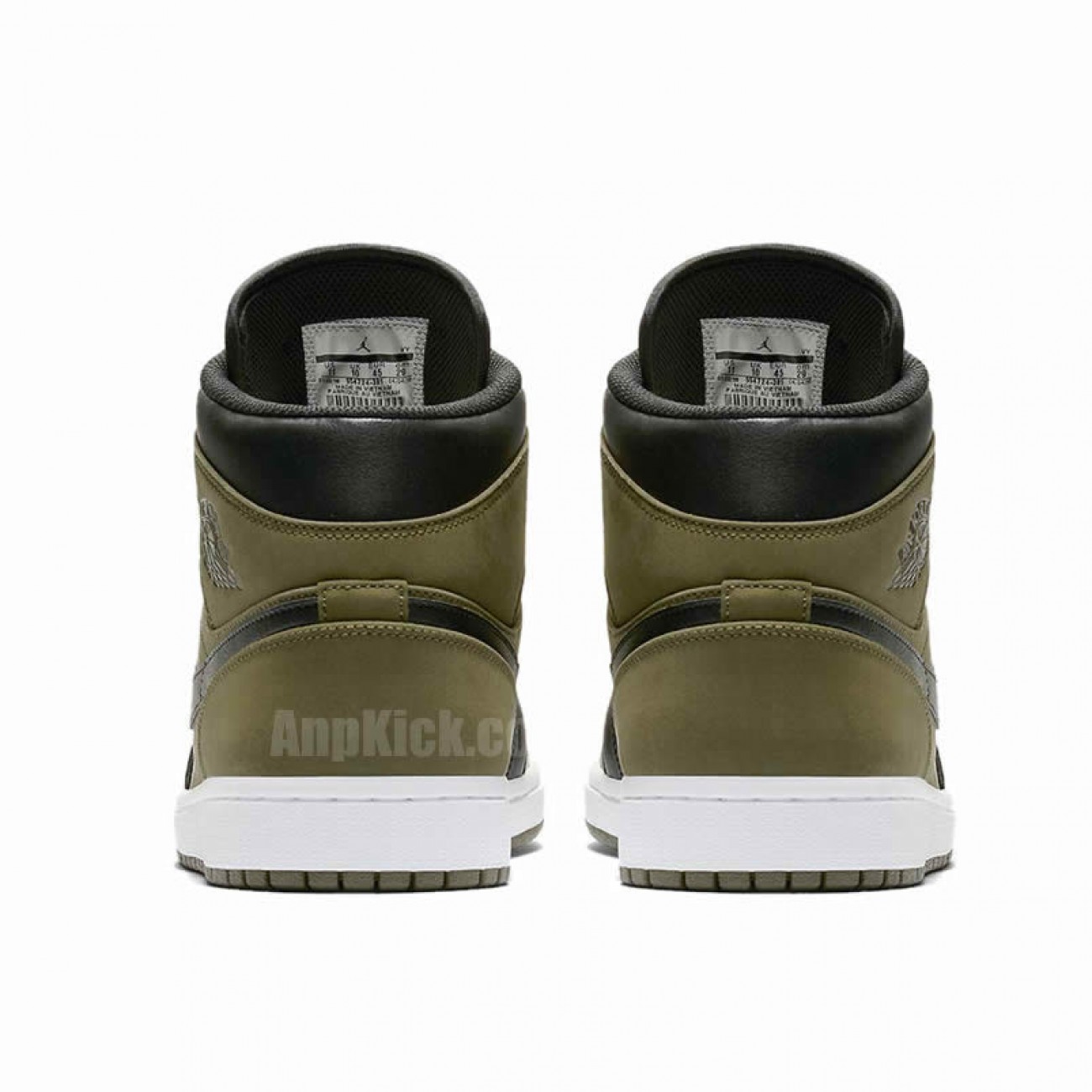 Nike Air Jordan 1 Mid Dark Olive Canvas Release Date 554724-301
