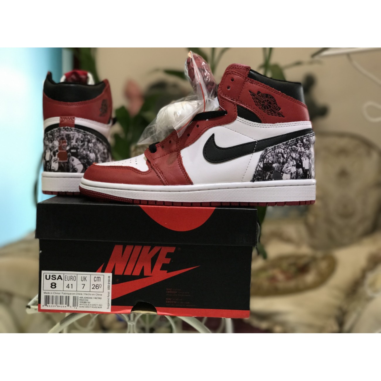 Air jordan 1 Chicago Cartoon 555088-101