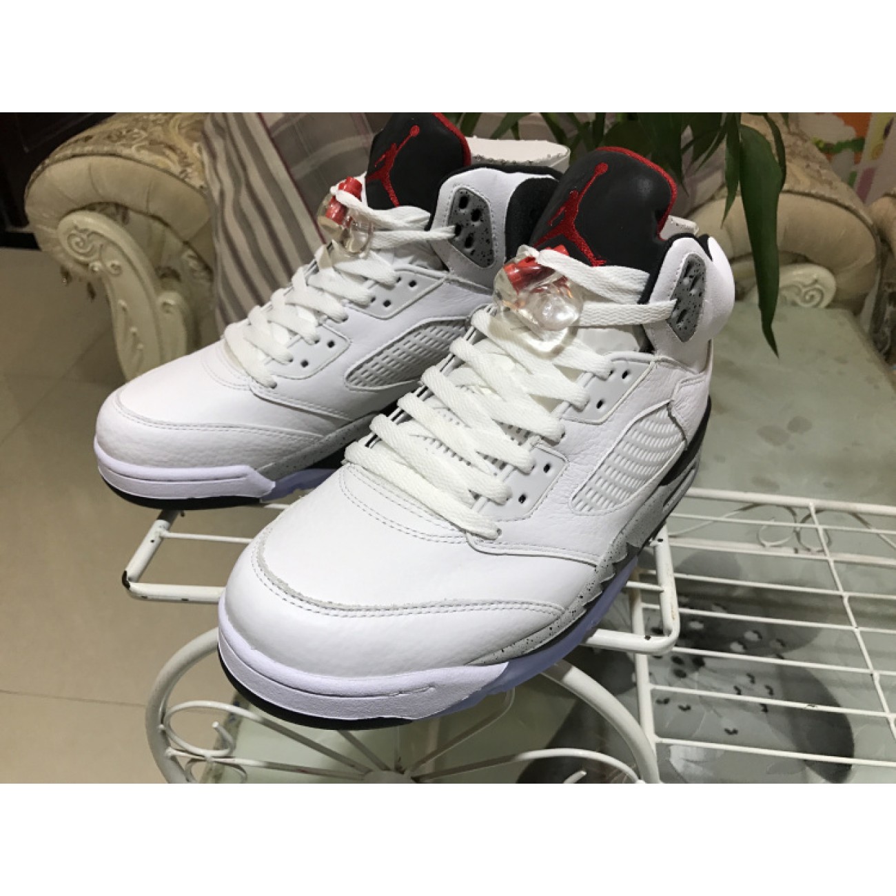 Air Jordan 5 White Cement 136027-104