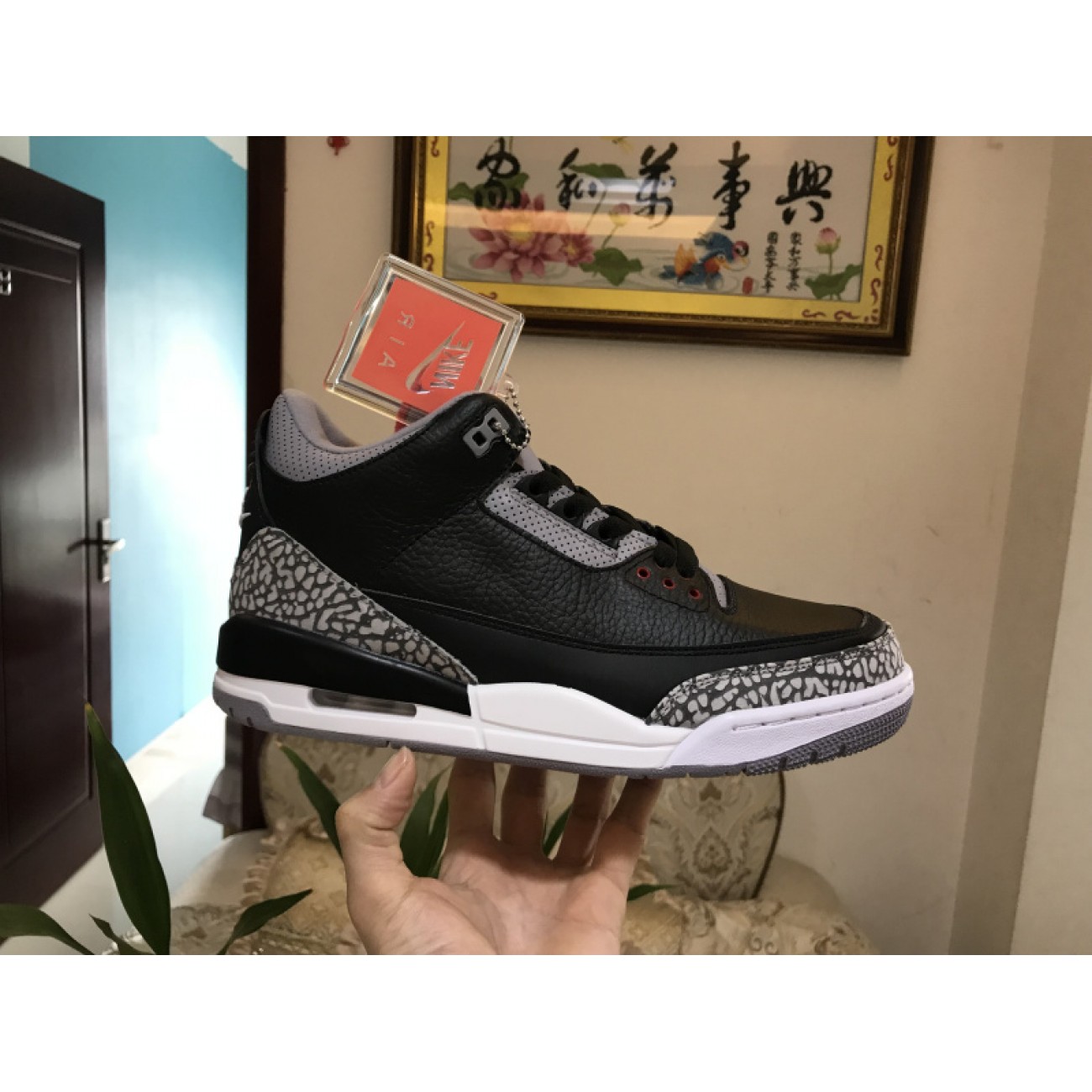 Air Jordan 3 Black Cement 854262-001