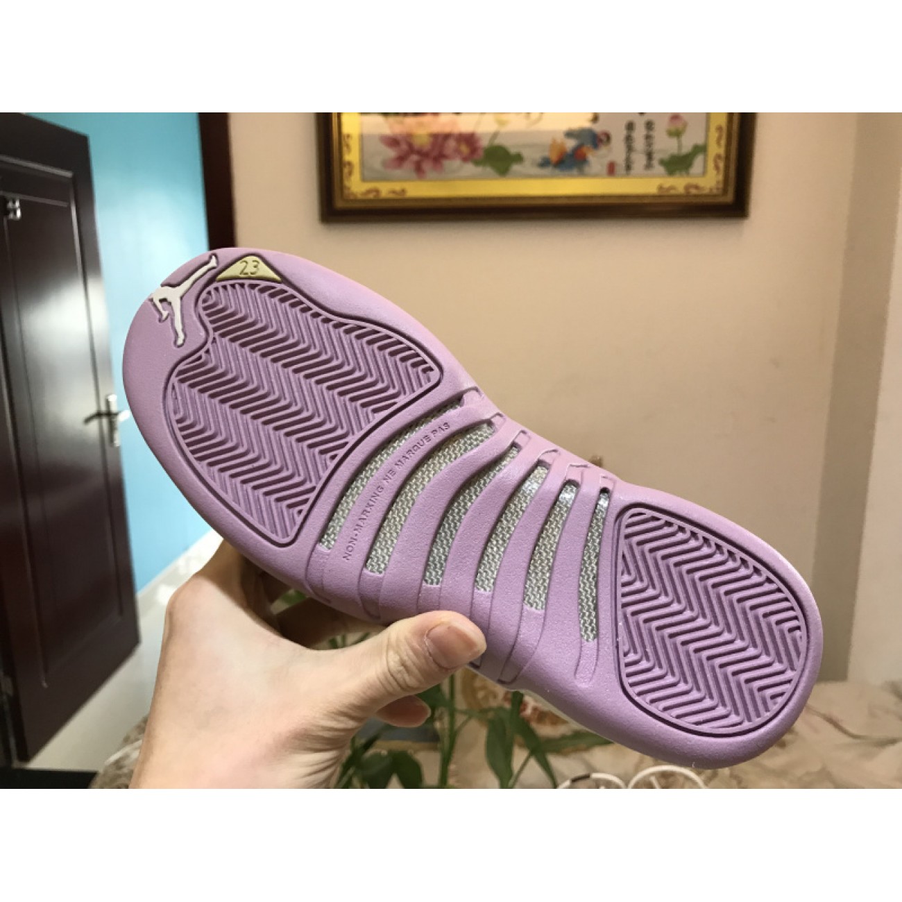 Air Jordan 12 GS Plum Fog 845028-025