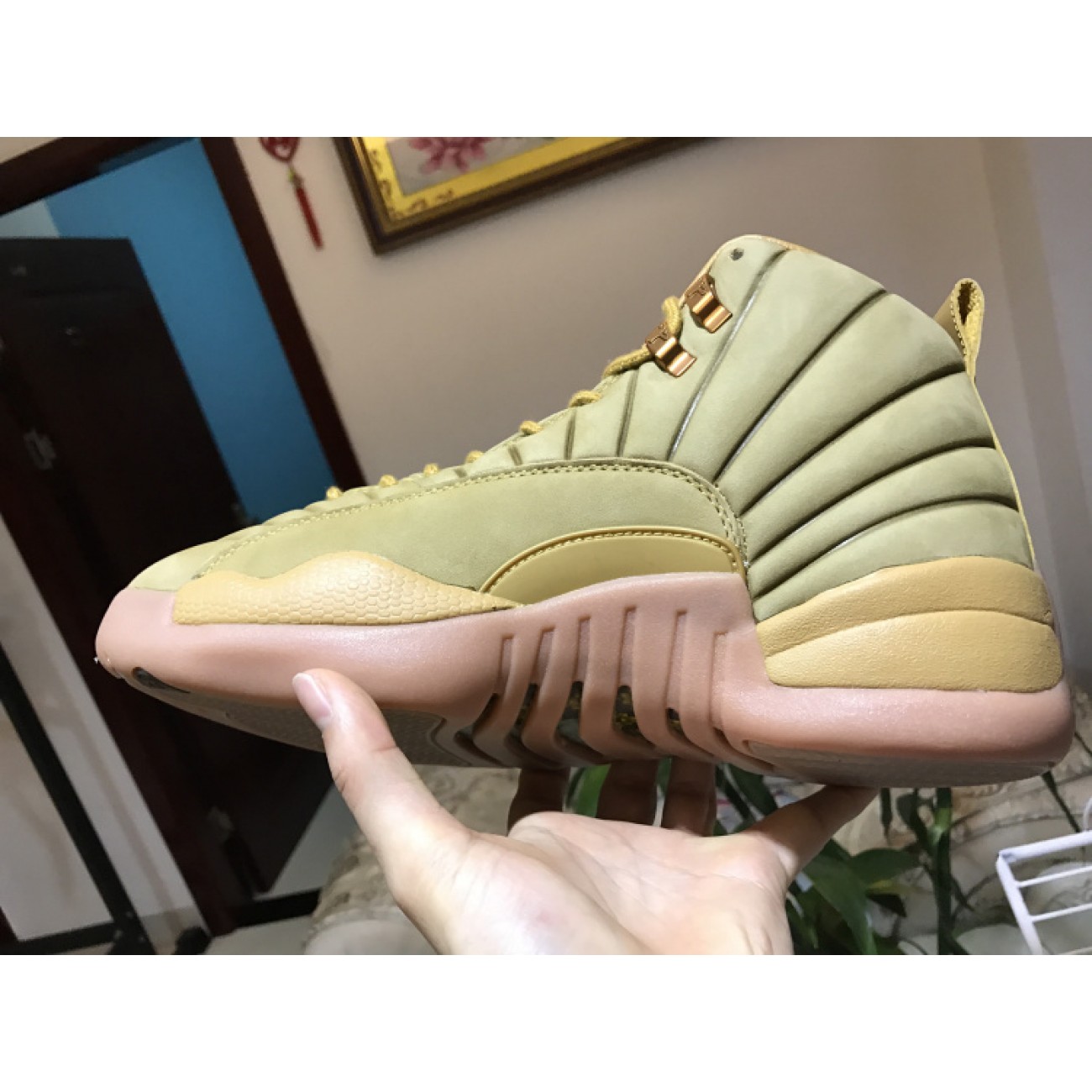 PSNY x Air Jordan 12 Wheat AA1233-700