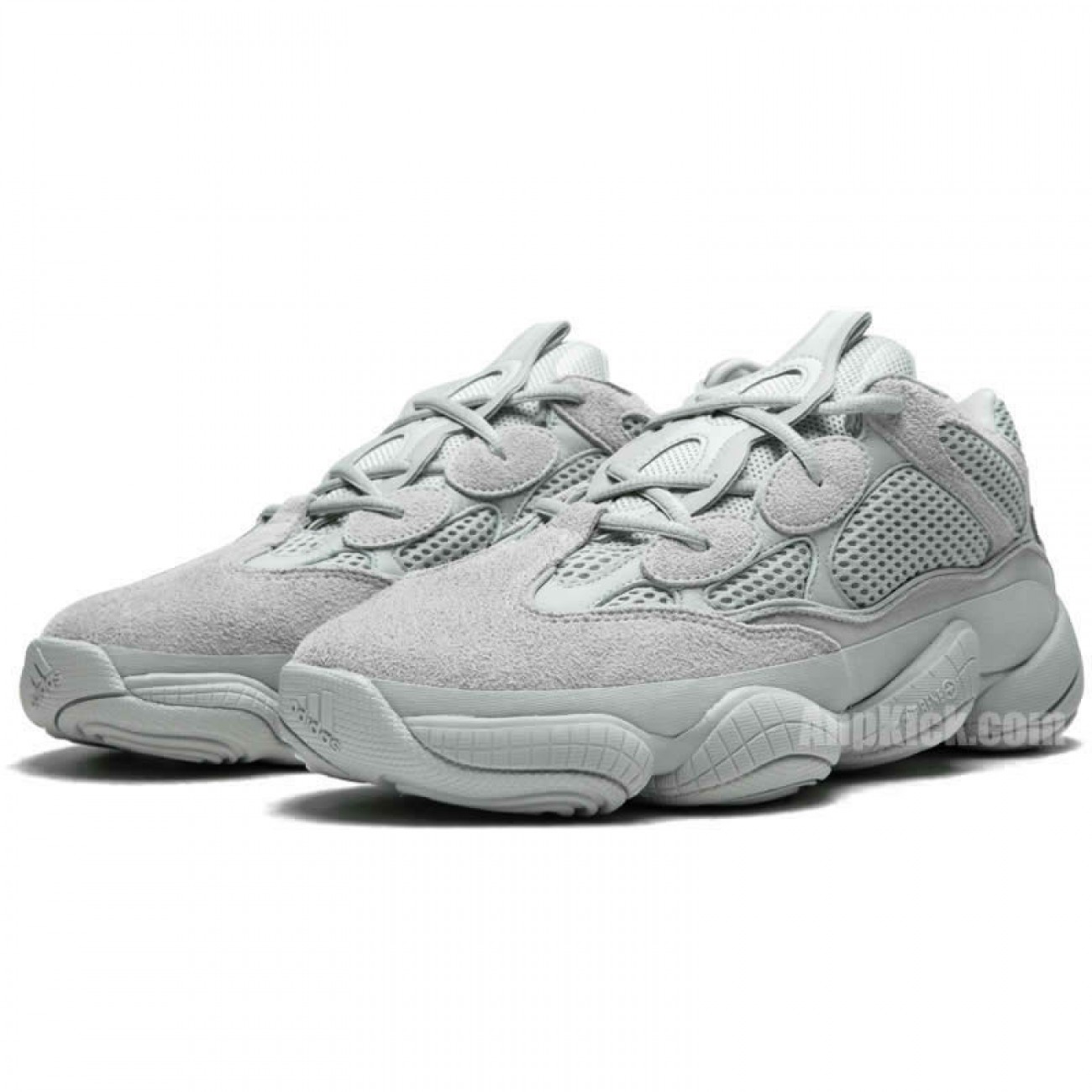 Adidas Yeezy 500 Salt Grey On Feet Release Date 2018 Outfit EE7287