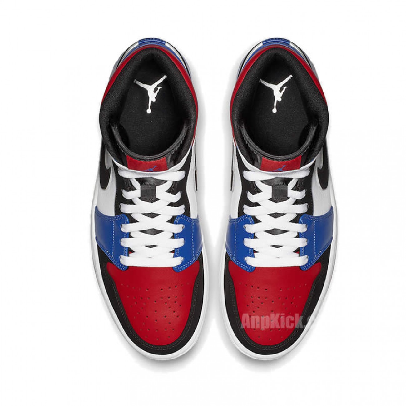 Air Jordan 1 Mid GS Top 3 Red/Blue/White/Black 554725-124