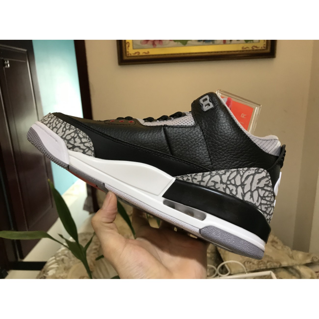 Air Jordan 3 Black Cement 854262-001