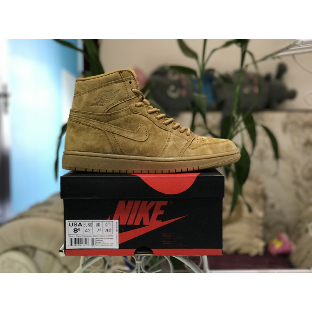 Air Jordan 1 Wheat OG 555088-710