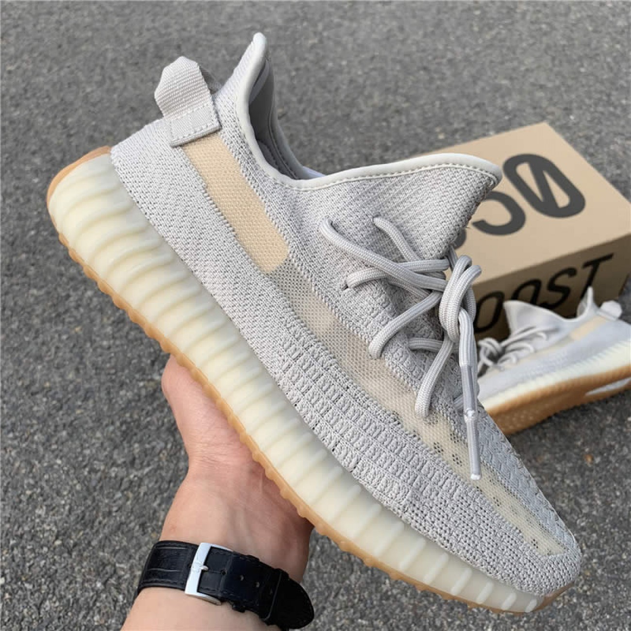 adidas Yeezy Boost 350 V2 Sesame / Static F99710 New Yeezys Shoes