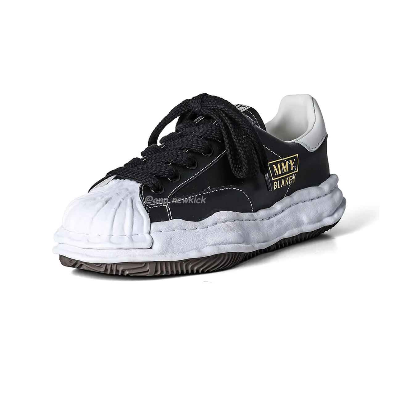 Maison Mihara Yasuhiro Blakey OG Sole Leather Low Black A06FW702