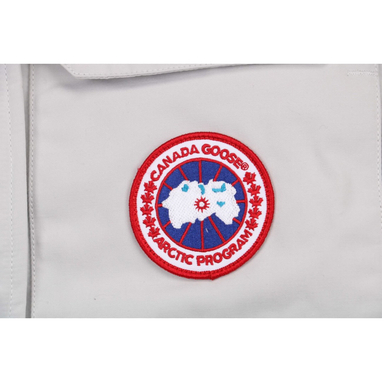 09 ' Canada Goose '19FW Expedition 4660LA Down Jacket Coat Silver White