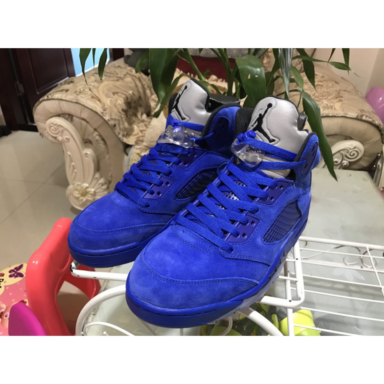 Air Jordan 5 Retro Blue Suede 136027-401