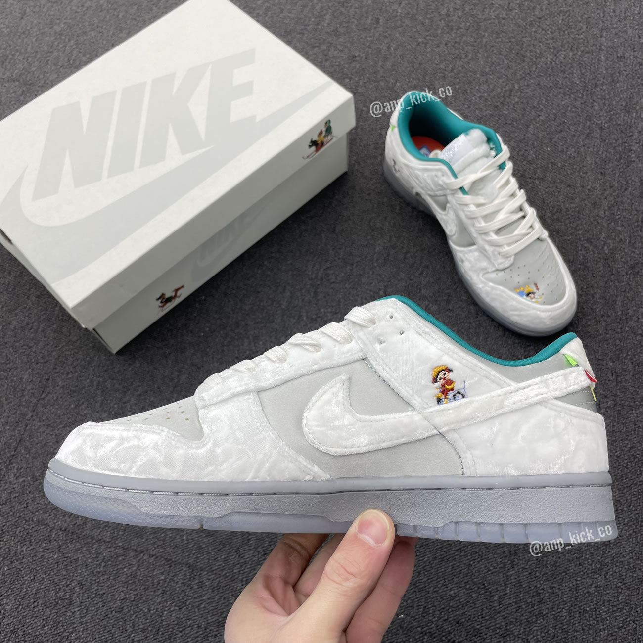 Nike Dunk Low ICE White/Silver-Blue DO2326-001