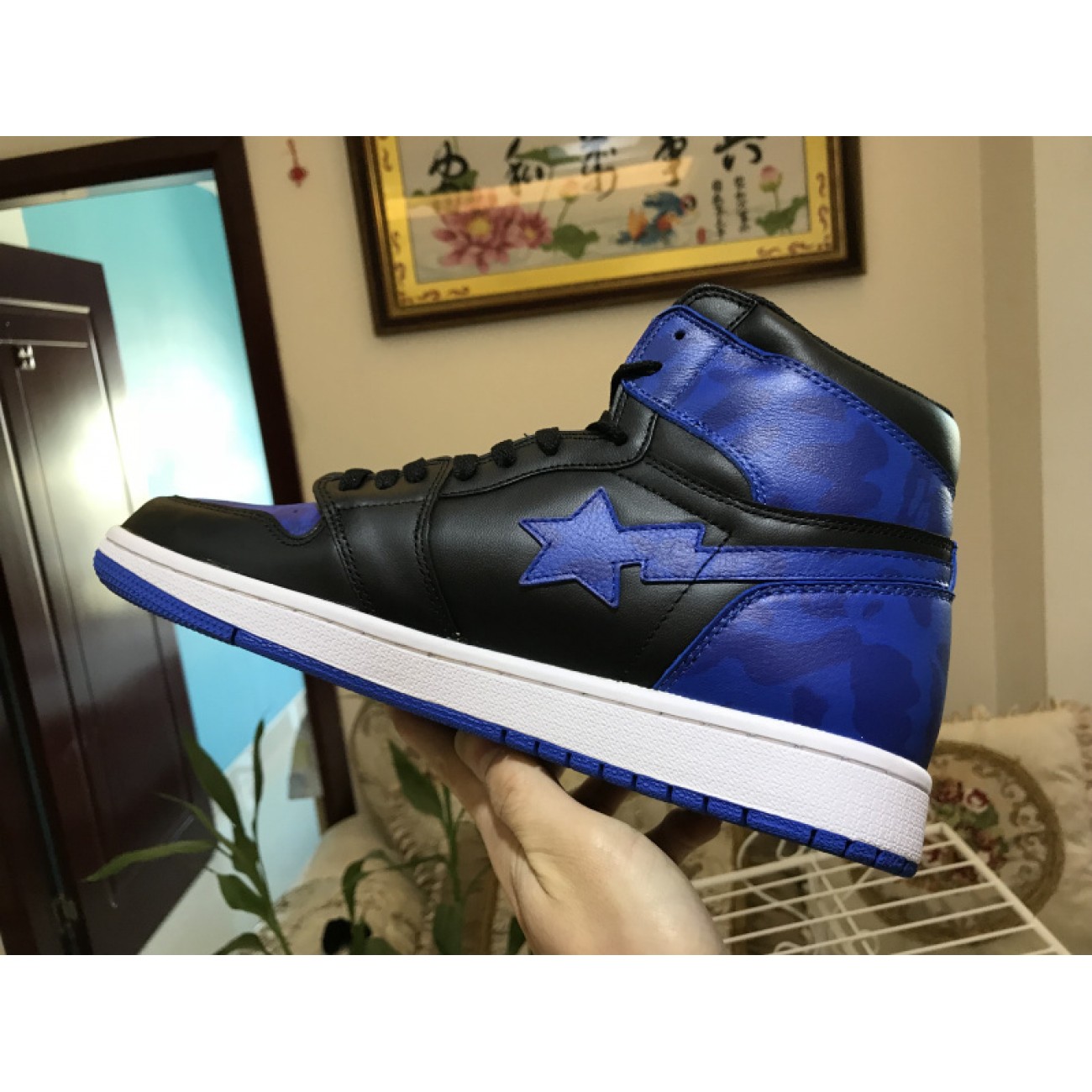 Air Jordan 1 Royal x Bape
