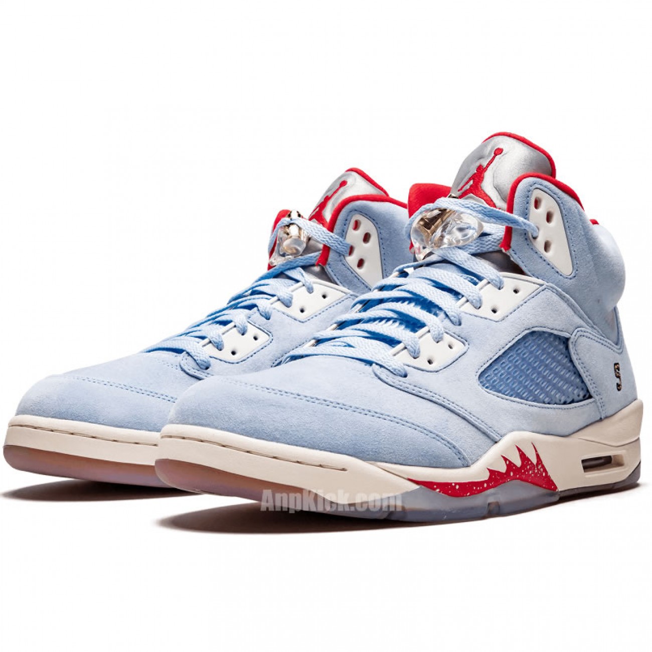 Trophy Room x Air Jordan 5 Retro JSP Ice Blue University Red CI1899-400