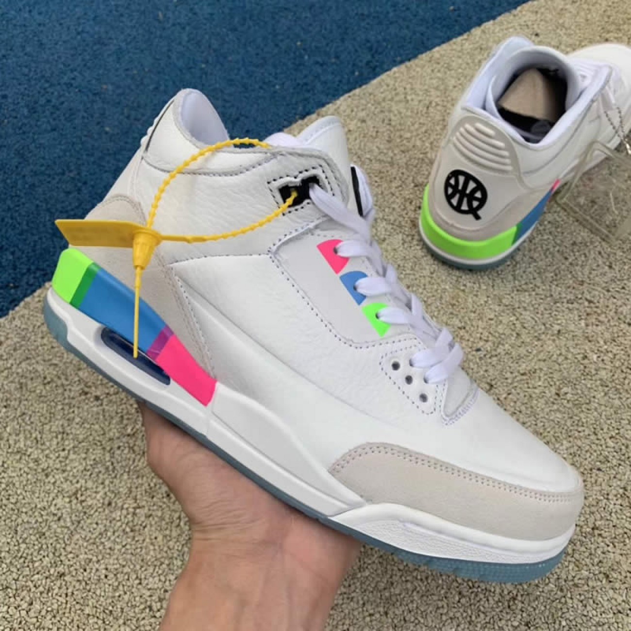 Air Jordan 3 Quai 54 White Q54 For Sale On Feet Review Release AT9195-111
